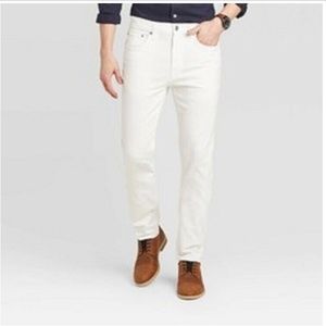 Goodfellow & Co Men's Slim Lightweight Denim White 33/30